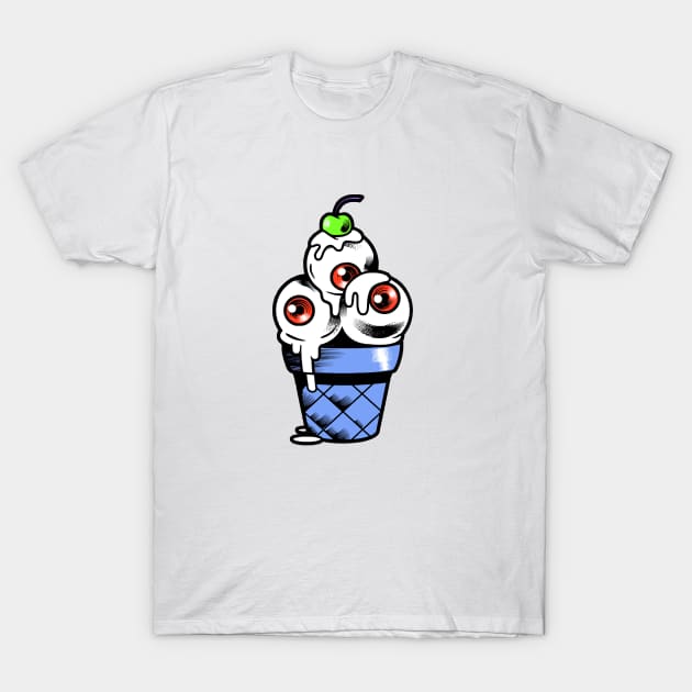 Ice Cream with Eyes-unique and trend T-Shirt by roykhensin